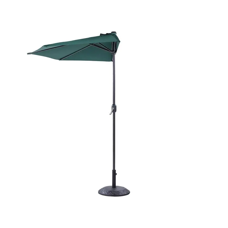 GALATI - Halfronde parasol - Groen - 270 cm - Polyester