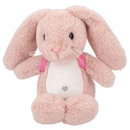 Depesche Princess Mimi Plüsch Hase Nelly mit Rucksack, 19 cm