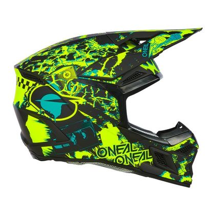 Casque cross O'Neal 3SRS - ASSAULT V24 2024 - Noir / Jaune
