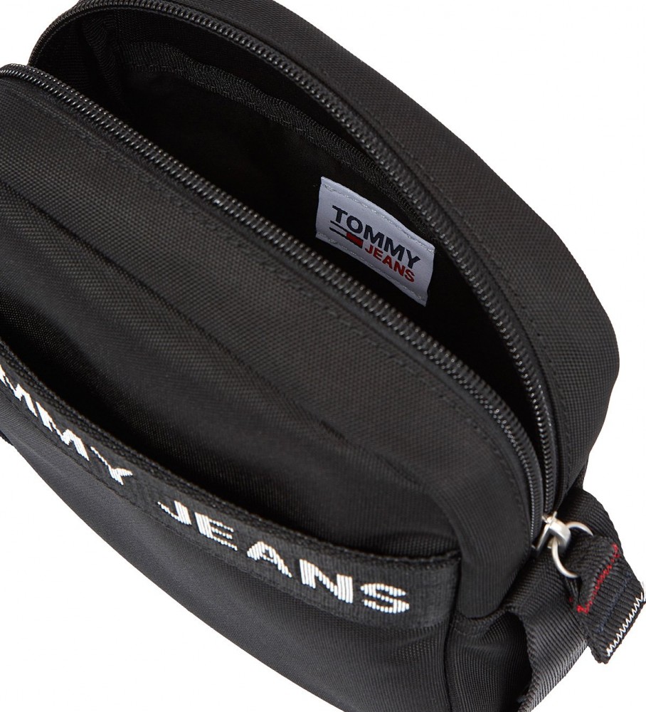 Bolsa Tommy Jeans Essential Recycled Reporter, preta