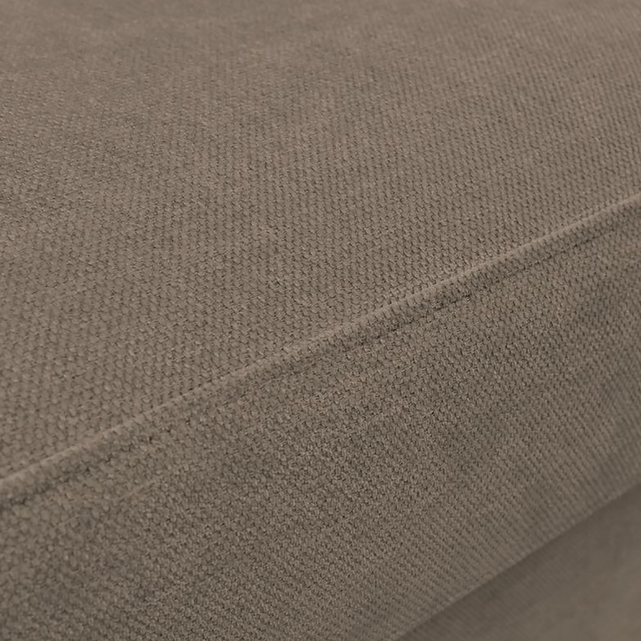 Bobochic Canapé convertible monaco ouverture express tissu lisse marron - 195x99 cm