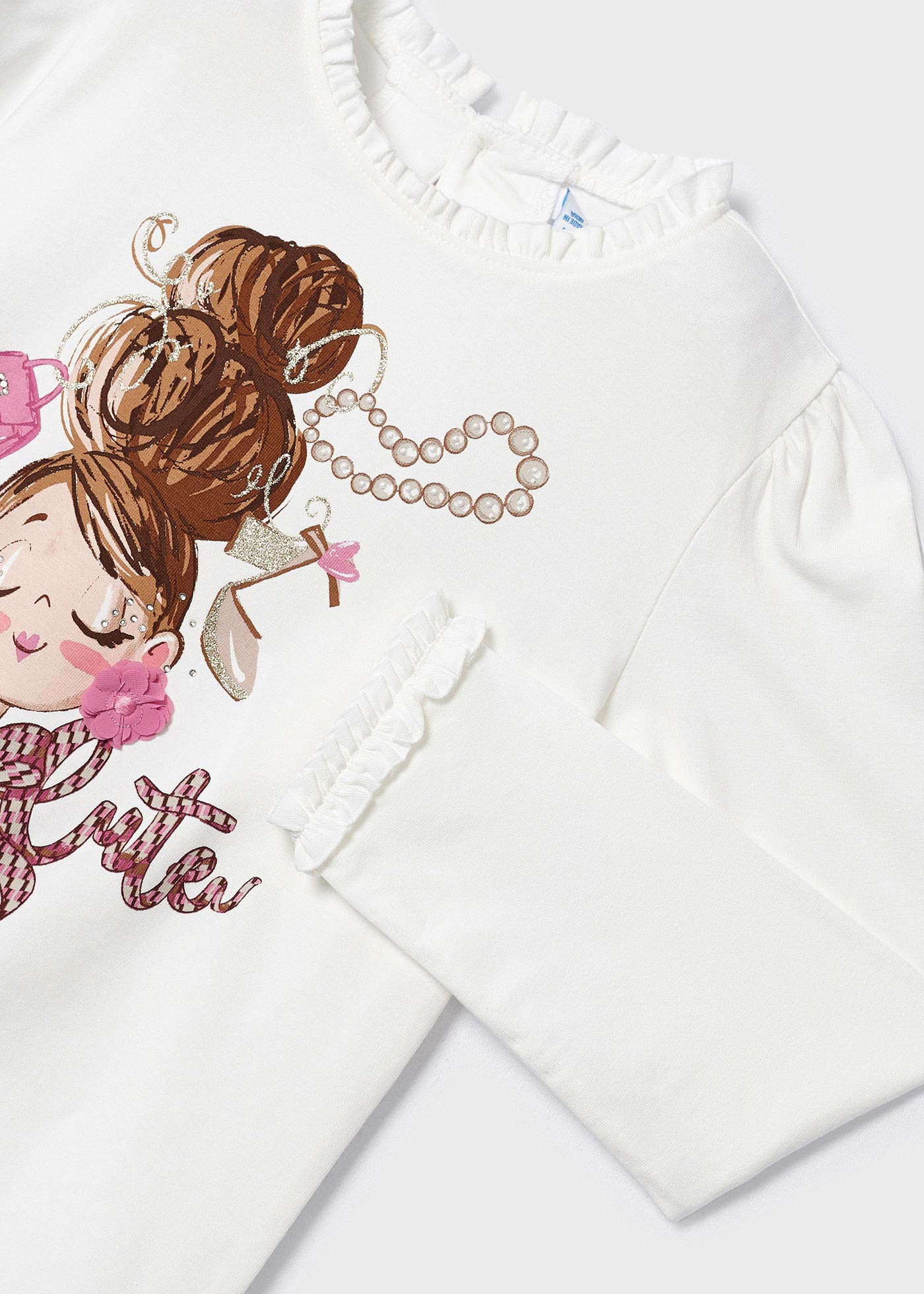 Camiseta estampada Better Cotton para meninas