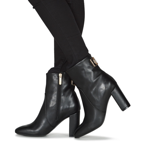 Tommy Hilfiger - TH HARDWARE HIGH HEEL BOOTIE - Noir
