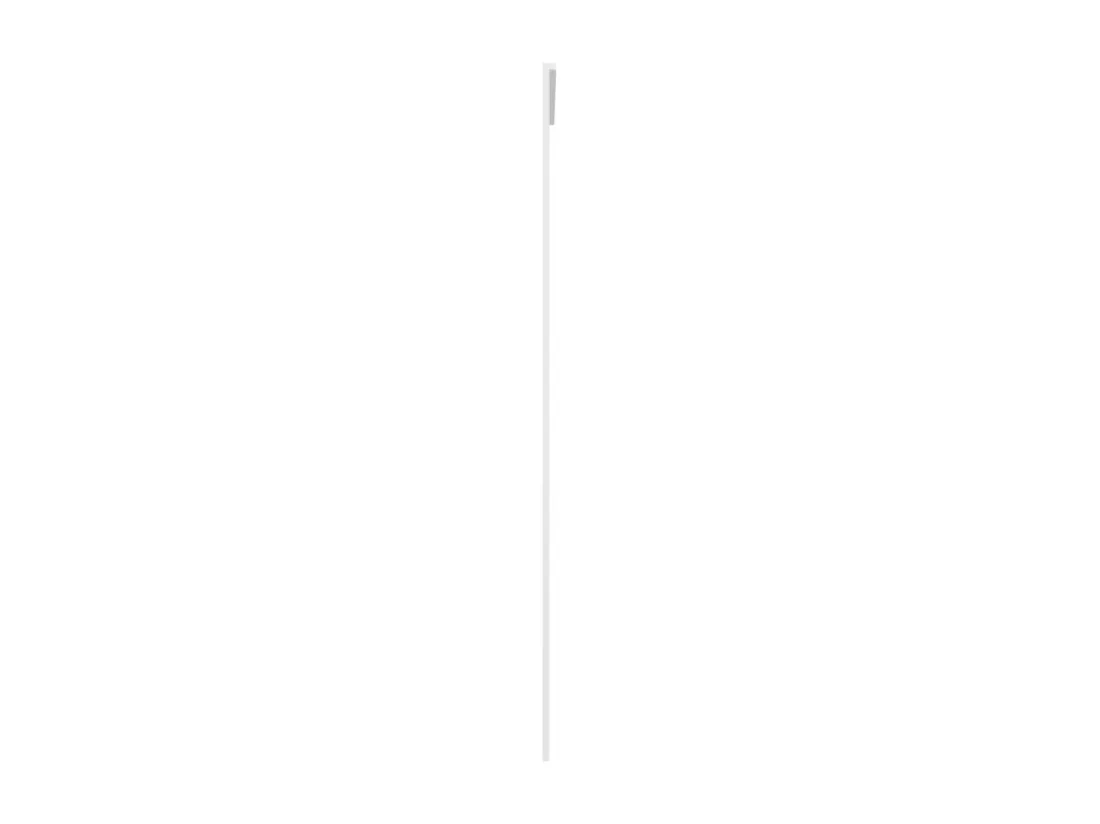 Porte coulissante Verre ESG dépoli aluminium 102,5x205 cm Blanc