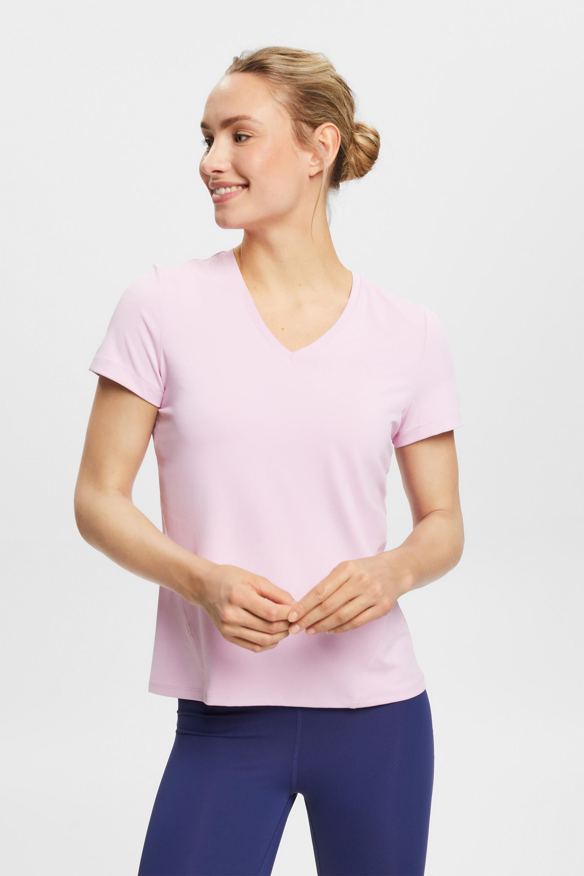 T-shirt de sport à encolure en V
