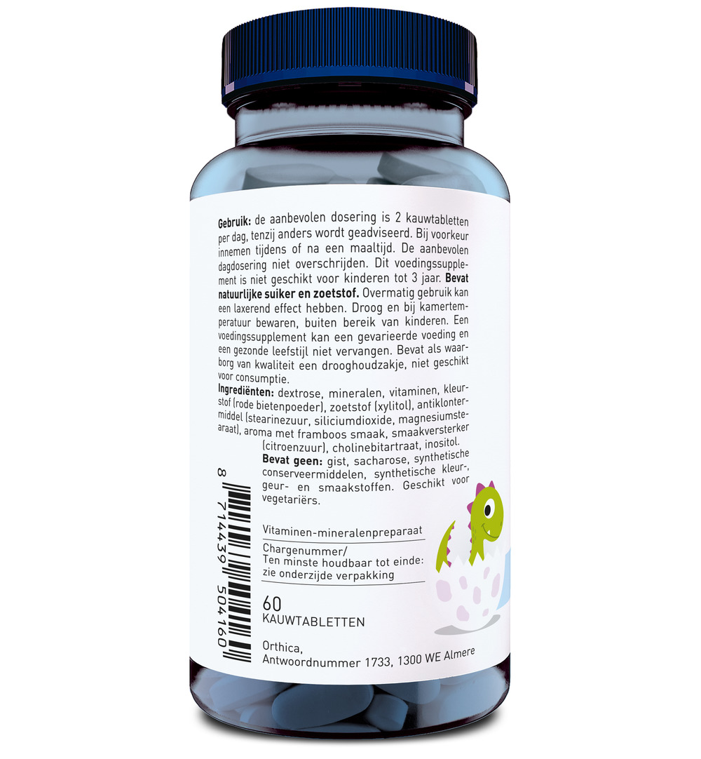 Orthica Dino Multi  (60 kauwtabletten)