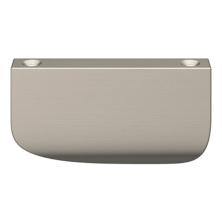 Bouton de meuble GoodHome Mehaban gris Ø8cm x l.4.3cm x h. 1.3cm x p.1.3cm