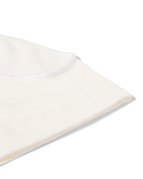 slip côtelé sans coutures enfant - 2 pièces blanc