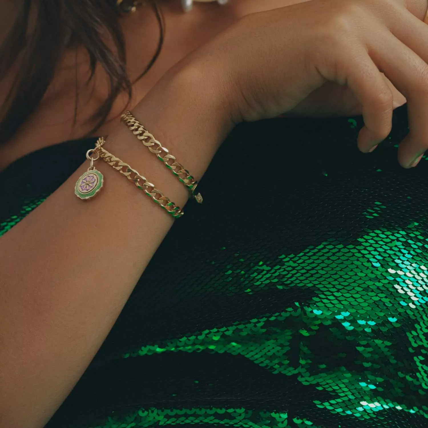 Maria Black Forza Medium Armbånd Sølv 400238AG
