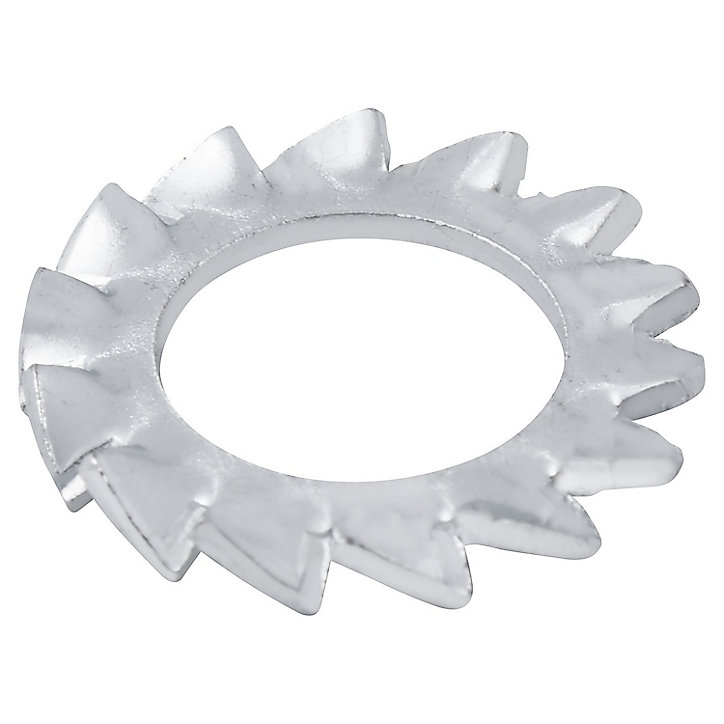 Rondelles dentelée en acier au carbone ø 8mm - 10 pièces
