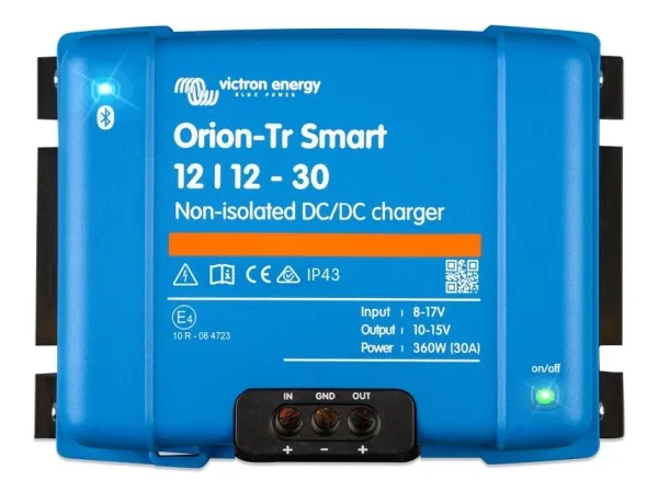 Victron Energy Orion-Tr Smart 12/12-30A DC-DC ikke-isoleret batterioplader