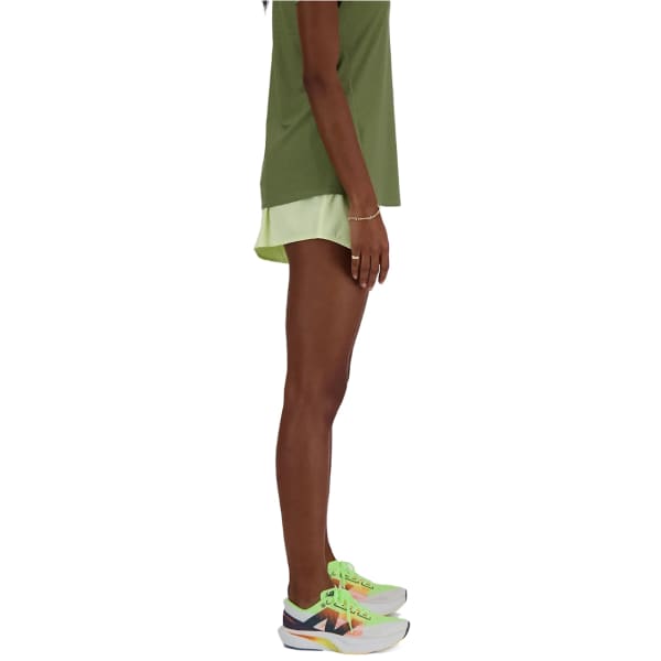 Short running NEW BALANCE RC SHORT 3 W LIMELIGHT