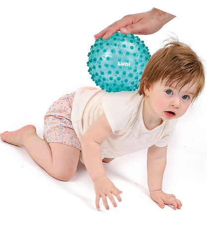 Ludi Sinnesball - 20 cm - Blau m. Massagenoppen