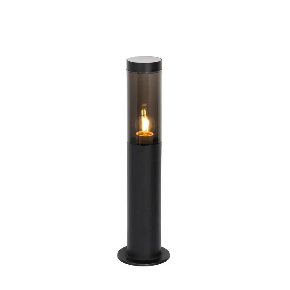 Qazqa staande buitenlampen rox zwart e27
