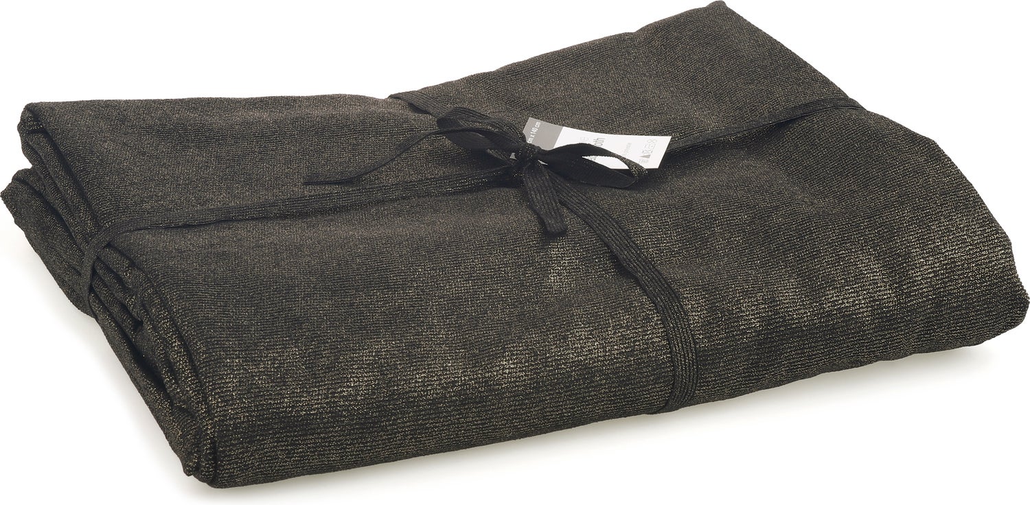 Vivant tafelkleed Corduluxe zwart 250 x 140 cm