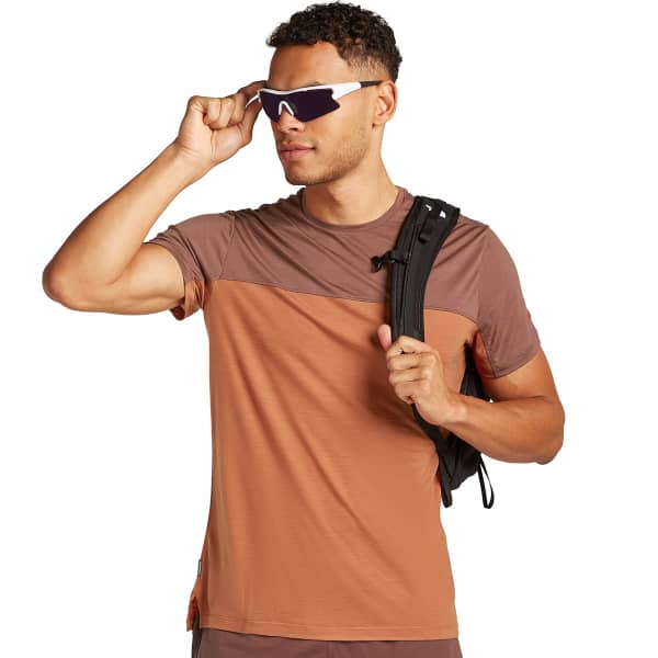 T-shirt randonnée ICEBREAKER M MERINO 125 COOL-LITE SPHERE III SS TEE DUSTY CLAY/CAROB/CB