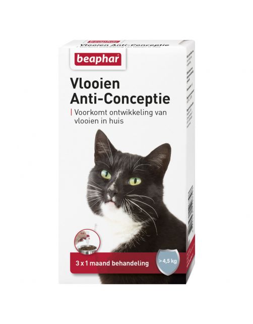 Beaphar Vlooienanticonceptie Kat 3 stuks - Anti vlooienmiddel