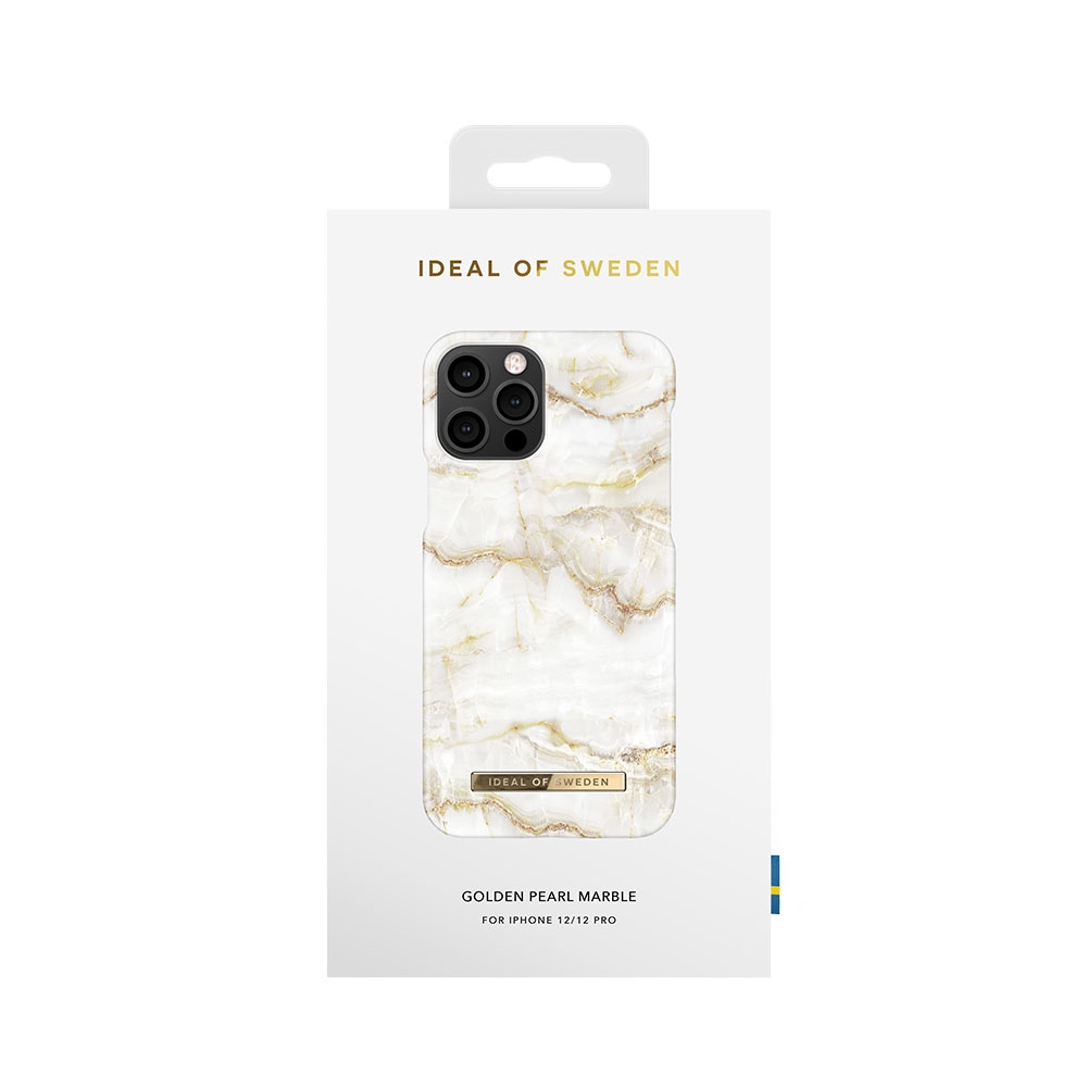 iPhone 12 / iPhone 12 Pro Hardcase Hülle (IDFCSS20-I2061-194) - Golden Pearl Marble
