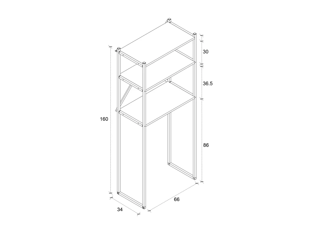 Lave-linge surélevé Armoire Insasi