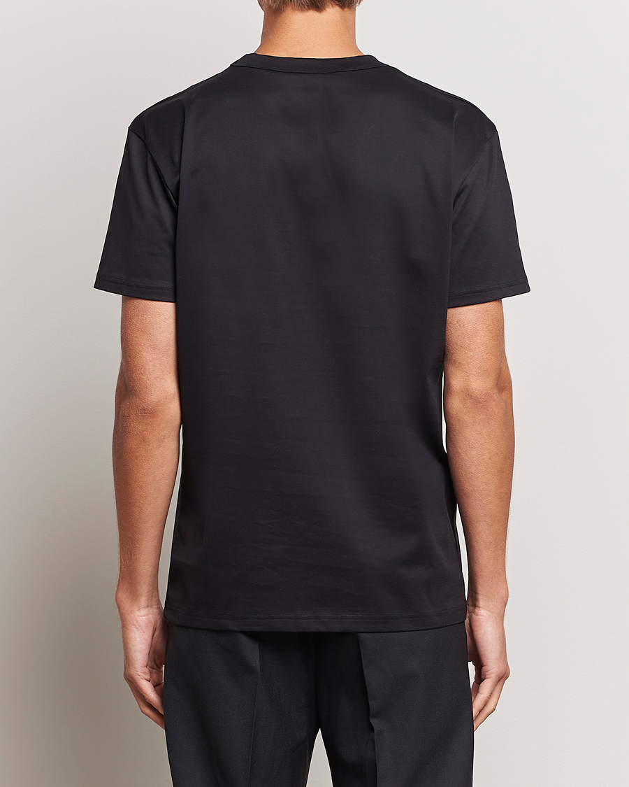 Bread & Boxers Pima Cotton Crew Neck T-Shirt Black