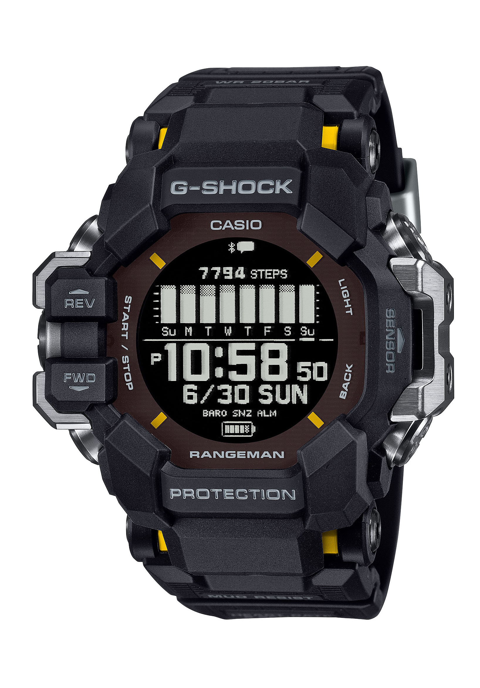 Casio Master of G Rangeman Schwarz GPR-H1000-1ER