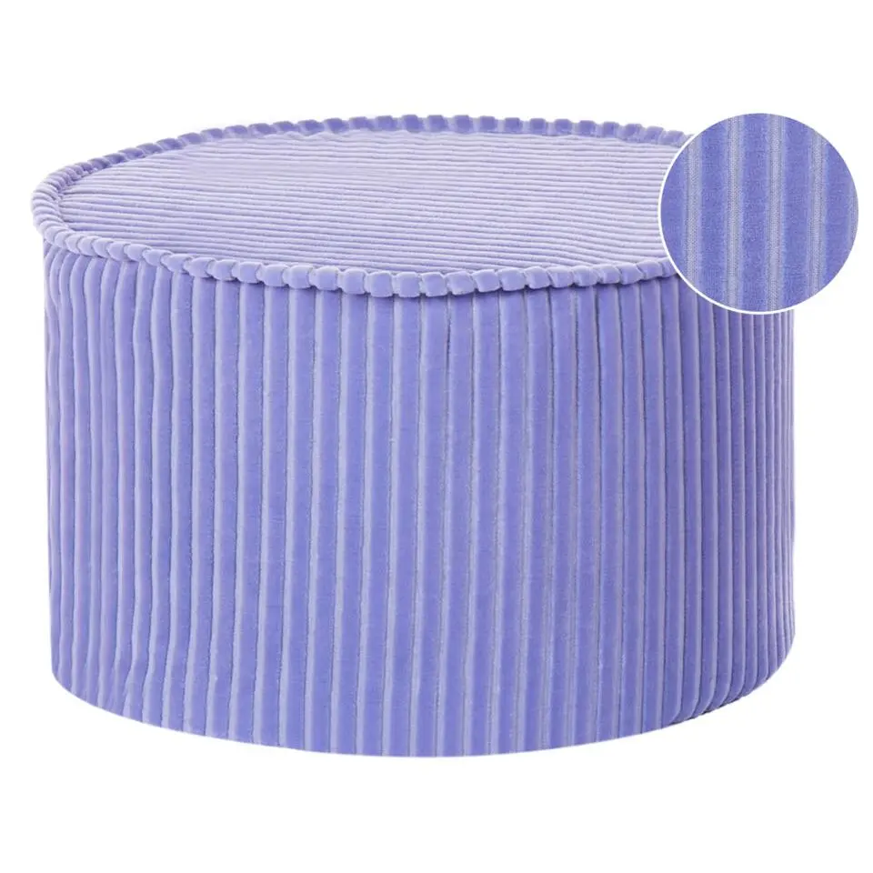 ZIKRIA - Poef - Lichtviolet - Fluweel