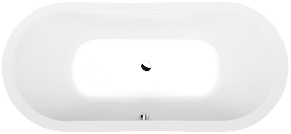 Polysan Viva ovaal inbouw ligbad 185x80x47cm wit