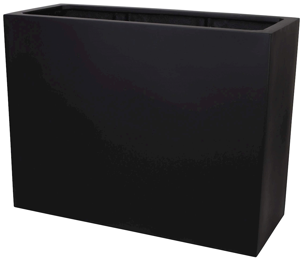 Plantenbak Indiana XL black L95 x B38 x H72cm
