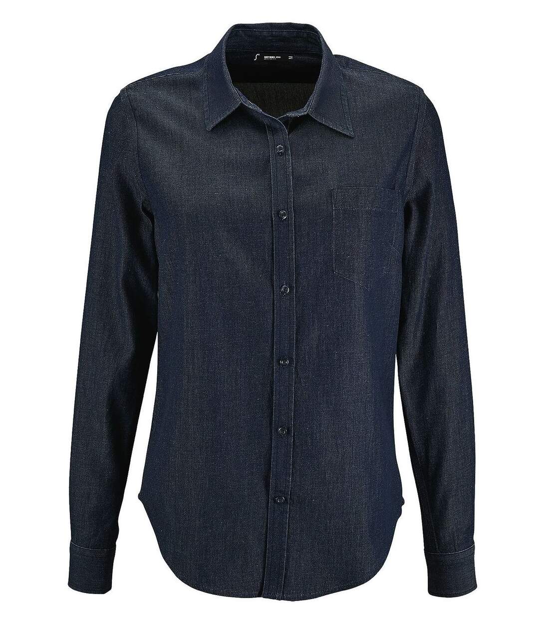 Chemise denim manches longues - Femme - 02101 - bleu denim