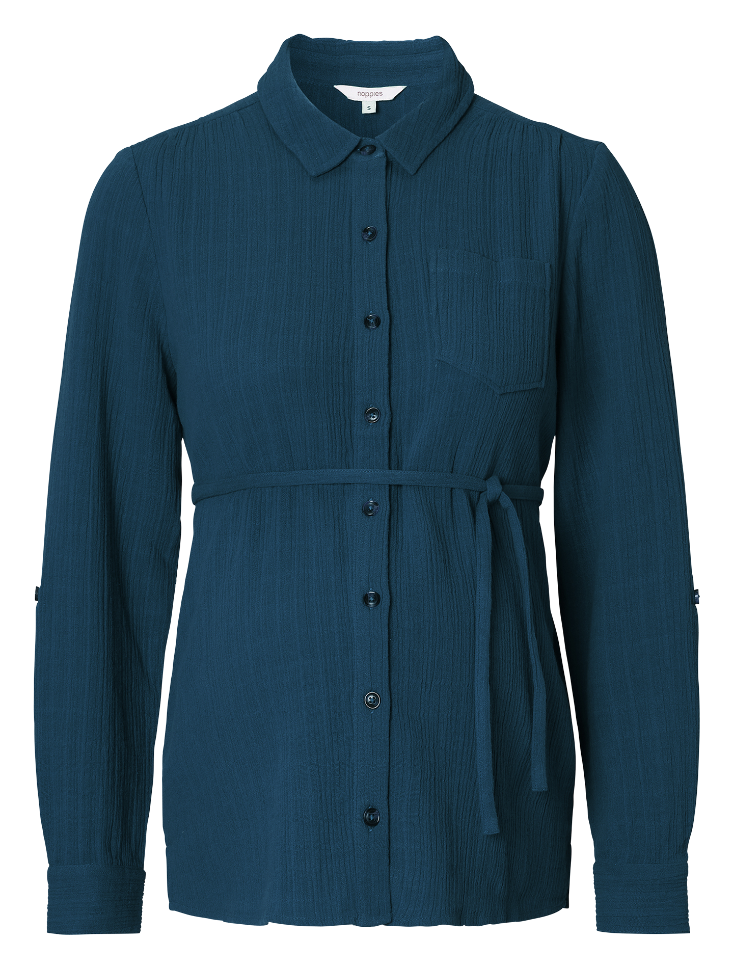 OREAN - Chemise de grossesse et d'allaitement | Bleu