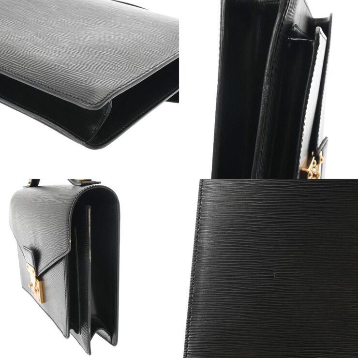 Louis Vuitton Vintage Louis Vuitton Monceau Black