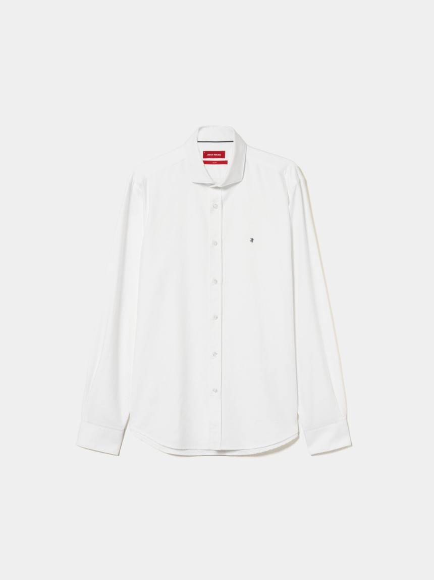 Camisa oxford slim fit