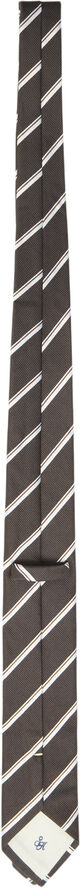 Selected Homme SLHLANE STRIPE TIE NOOS Chocolate torte