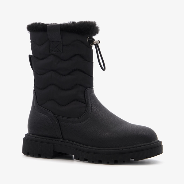 Blue Box meisjes boots met zachte voering zwart