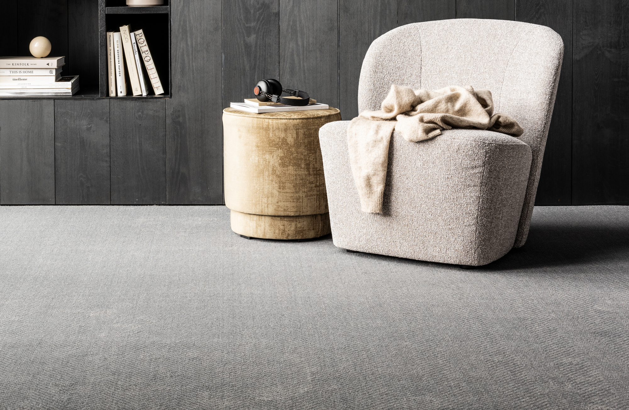 Fauteuil Lofty gemêleerd - Grijs