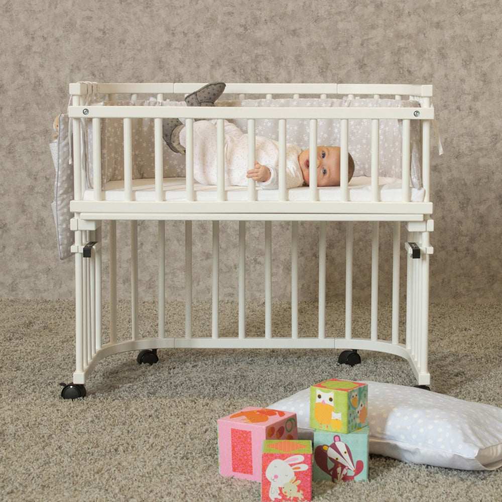 Køb babybay ® White Varnished Tremmer