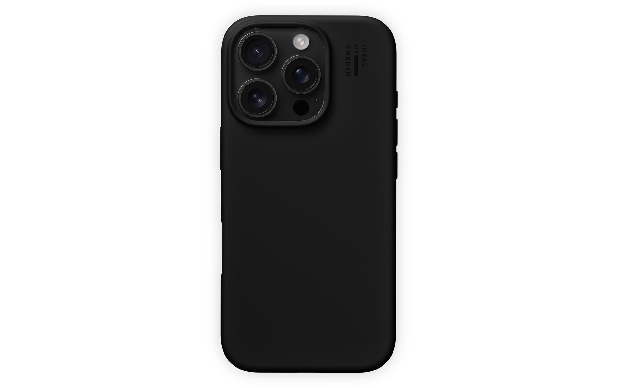 Back Cover Silicone iPhone 16 Pro SchwarzBackcover für das Apple iPhone 16 Pro