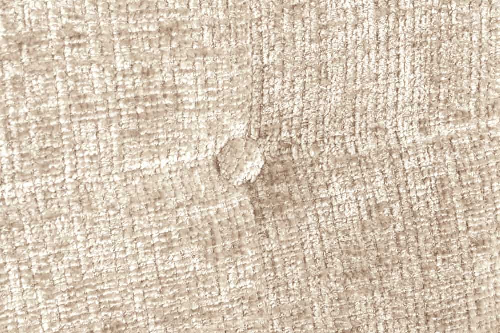 Design Sessel SCANDINAVIA champagner Chenille Cremona schwarz Metall mit Armlehne