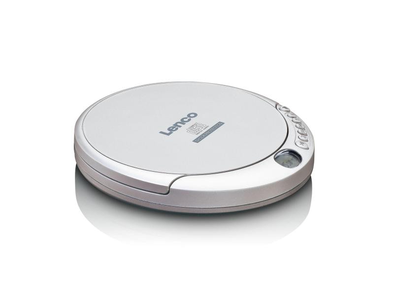 Lenco MP3 Player CD-201 Silber Portabler CD-Player