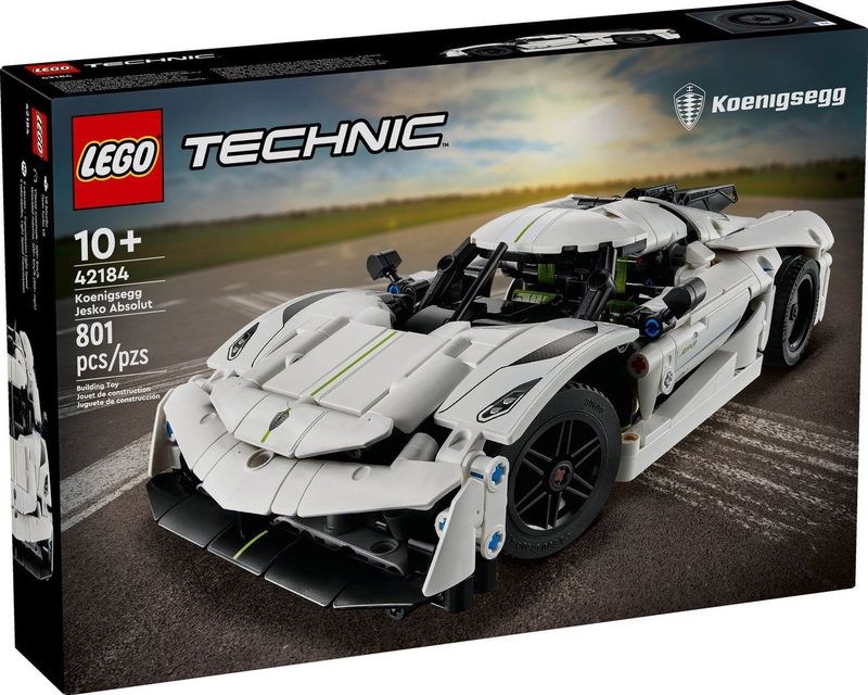 LEGO Koenigsegg Jesko Absolut witte hypercar - 42184