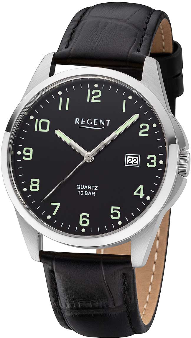 Regent Herrenarmbanduhr F-1227 - 39 mm