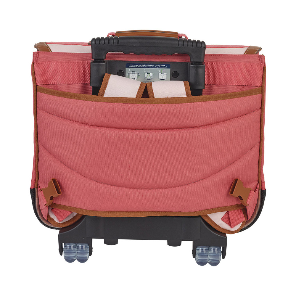 Cartable trolley Adriana rose