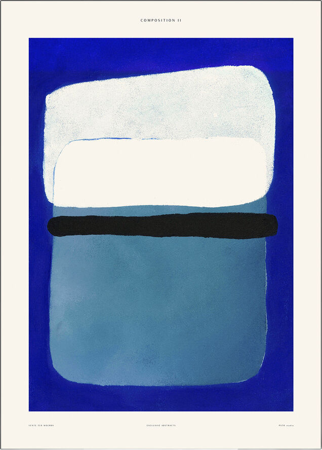 Poster & Frame Yente - Composition II Flerfarvet