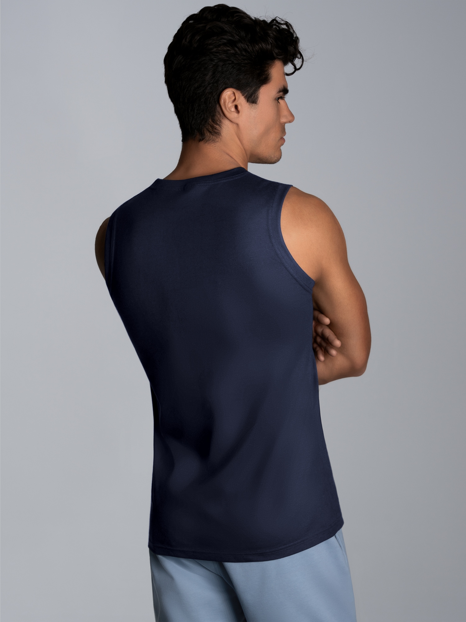 Trägershirt aus Single-Jersey Navy