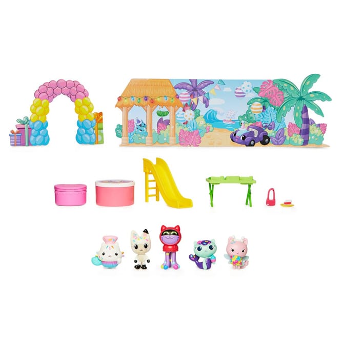 Gabby's Dollhouse - Panda Pfötchens Geburtstagsset
