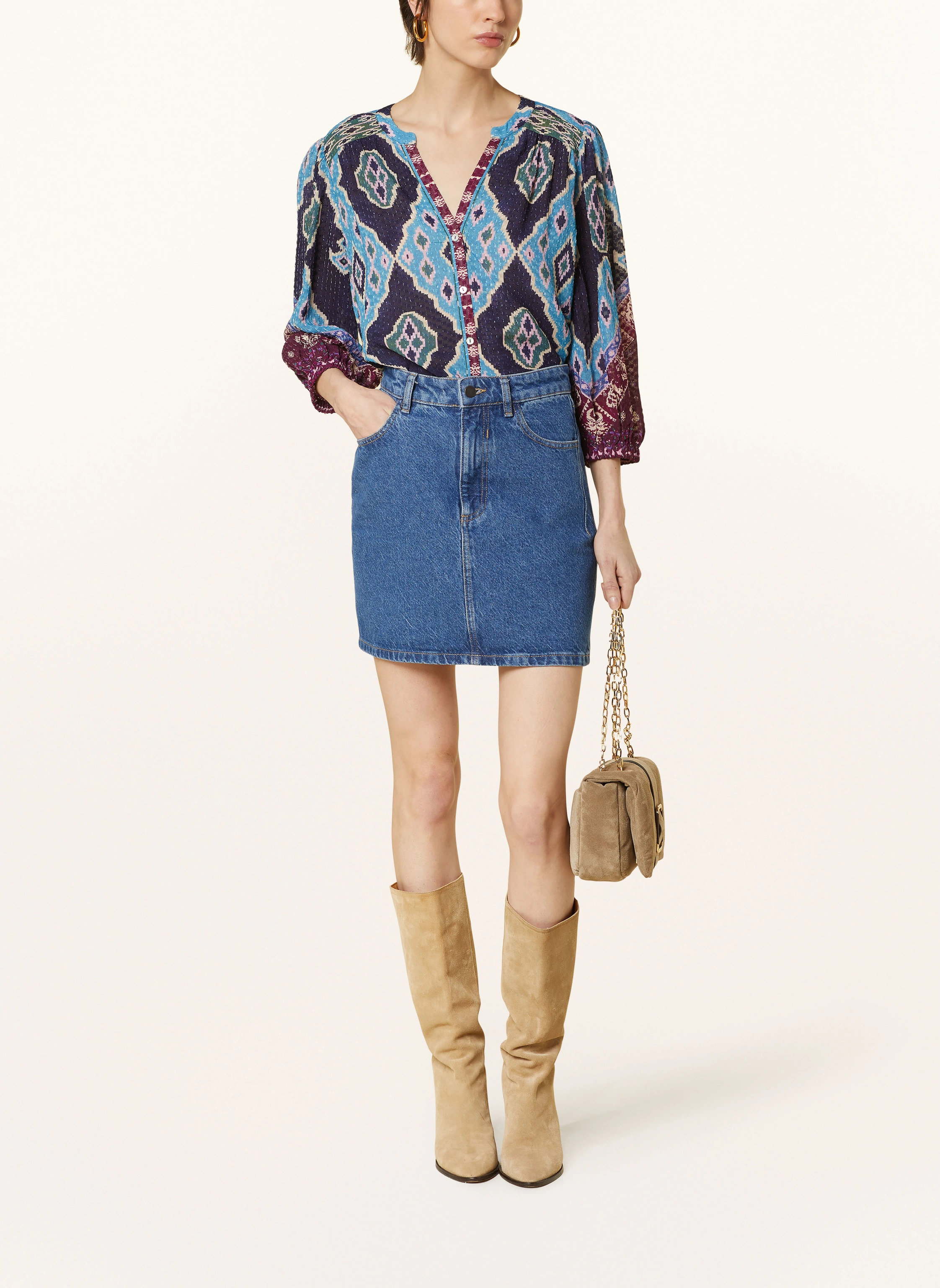 ba&sh Bluse MAD mit 3/4-Arm