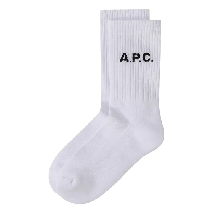 A.P.C. Chaussettes Sky H | Blanc