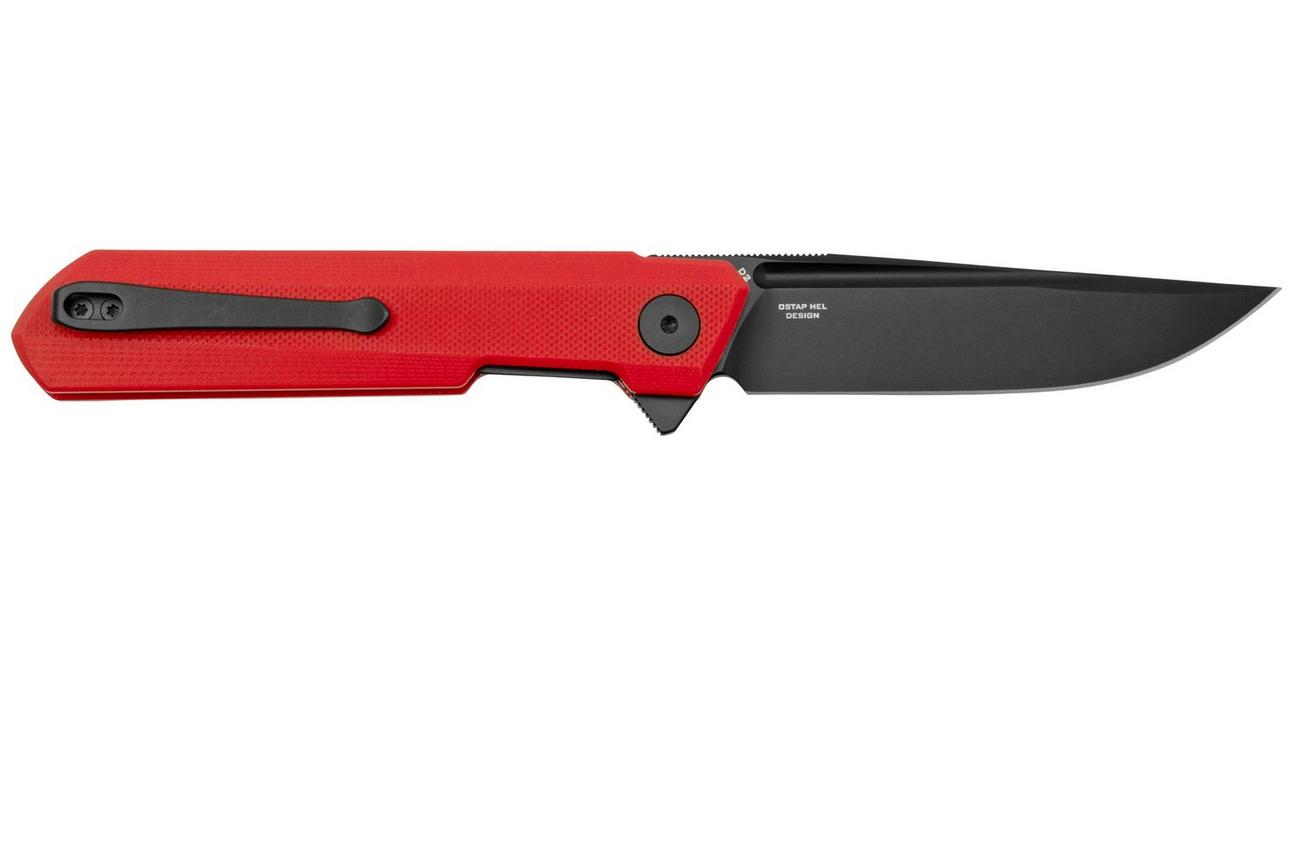 Bestechman Dundee BMK01L, Red G10, zakmes Ostap Hel design