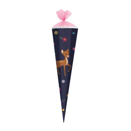 Herlitz Schultüte Rehkitz, eckig, 85 cm