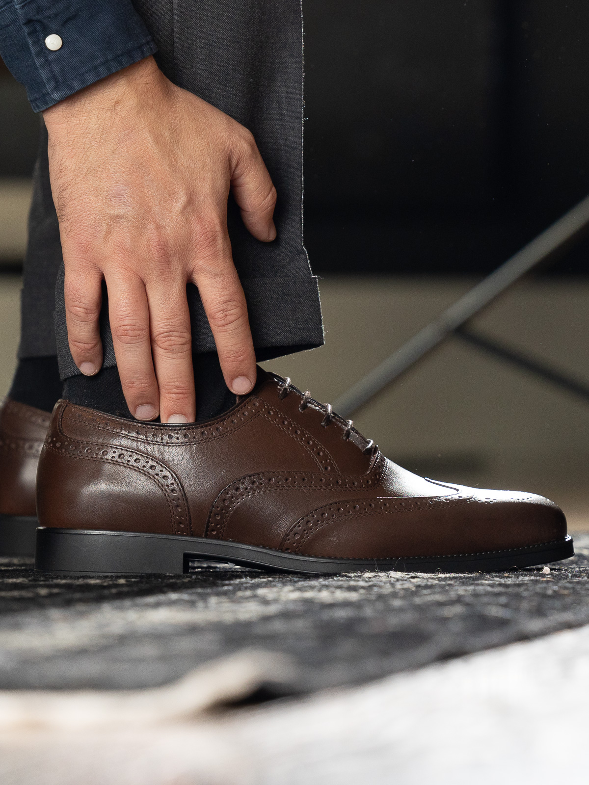 Gregers - Oxford Brogue Brown - Trapes Sko